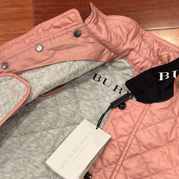 Burberry Mini Lyle Kids Quilted Snap Jacket - Picture 4 of 6